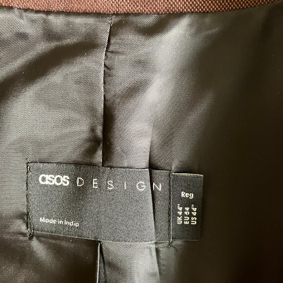 ASOS Design 3 piece Suit 44R Slim fit - Picture 3 of 9